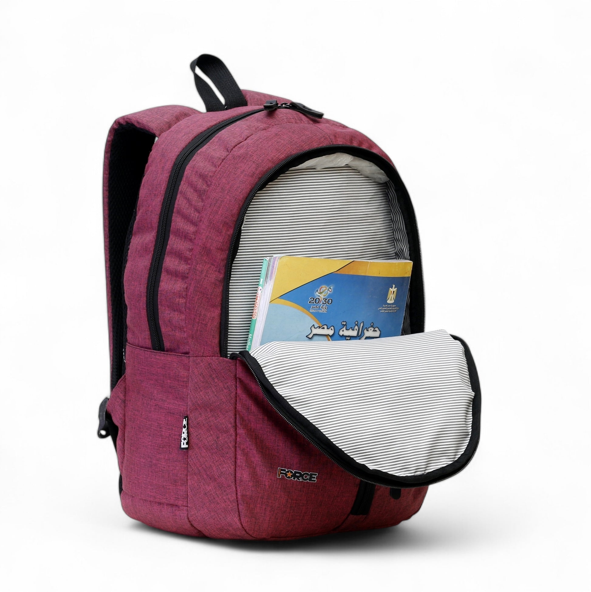 Force Backpack - Basic - Fuchsia Linen FDB-20-35