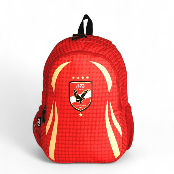 Force Backpack Unisex -Ahly pattern 2025 -Red - new edition - FNE-907-2025