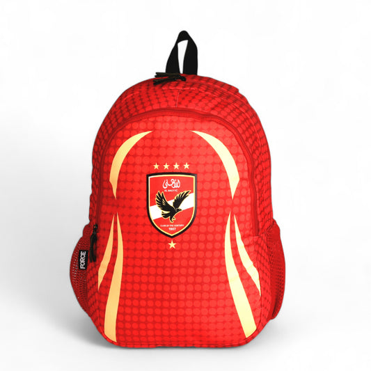 Force Backpack Unisex -Ahly pattern 2025 -Red - new edition - FNE-907-2025