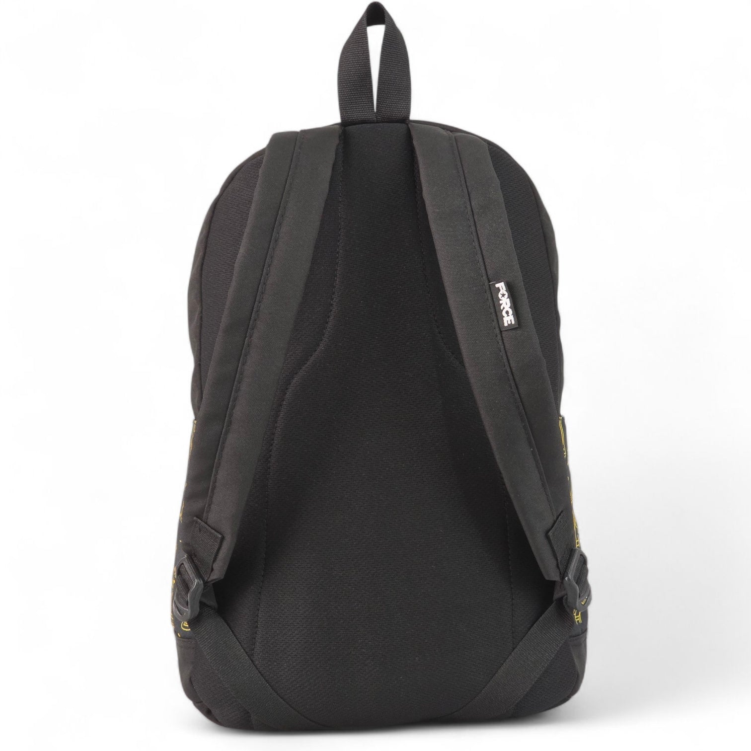 Force laptop backpack  15.6" Black with Egyptian Heritage Pattern - FG-29 - Pharaoh Vibes