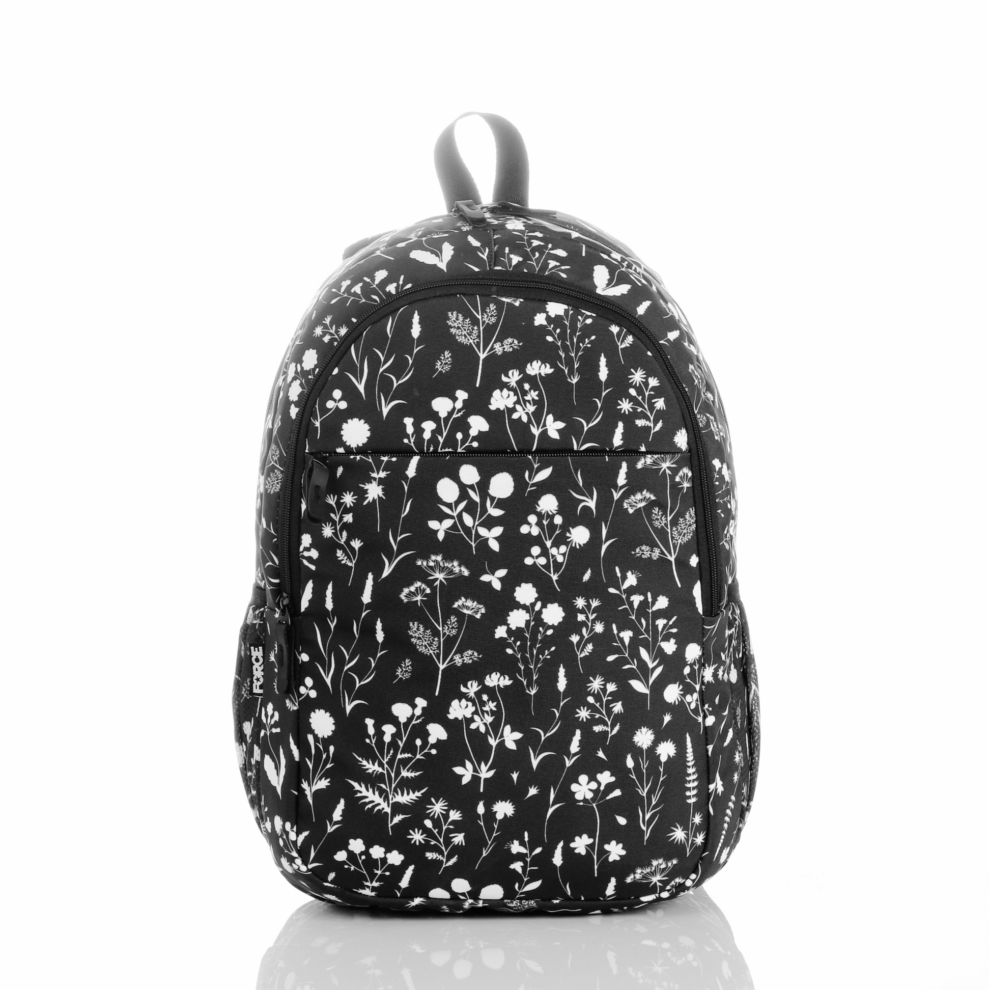 Force Backpack Unisex - floral pattern black - new edition - FNE-013