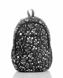 Force Backpack Unisex - floral pattern black - new edition - FNE-013