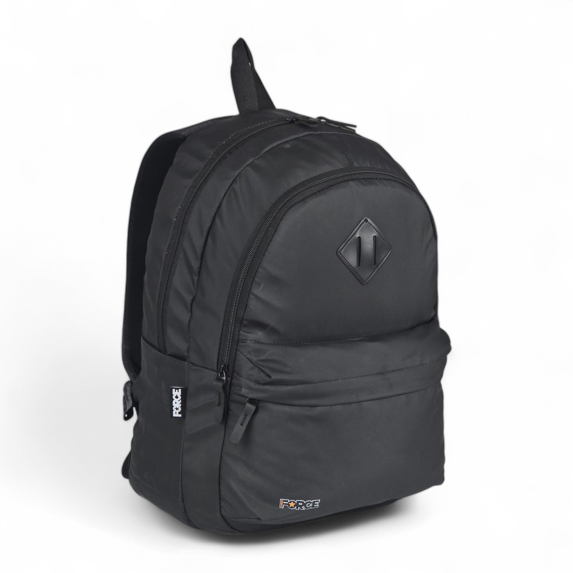 Force soft leather Backpack 14" laptop - Advanced matte BLACK | waterproof | FDB08