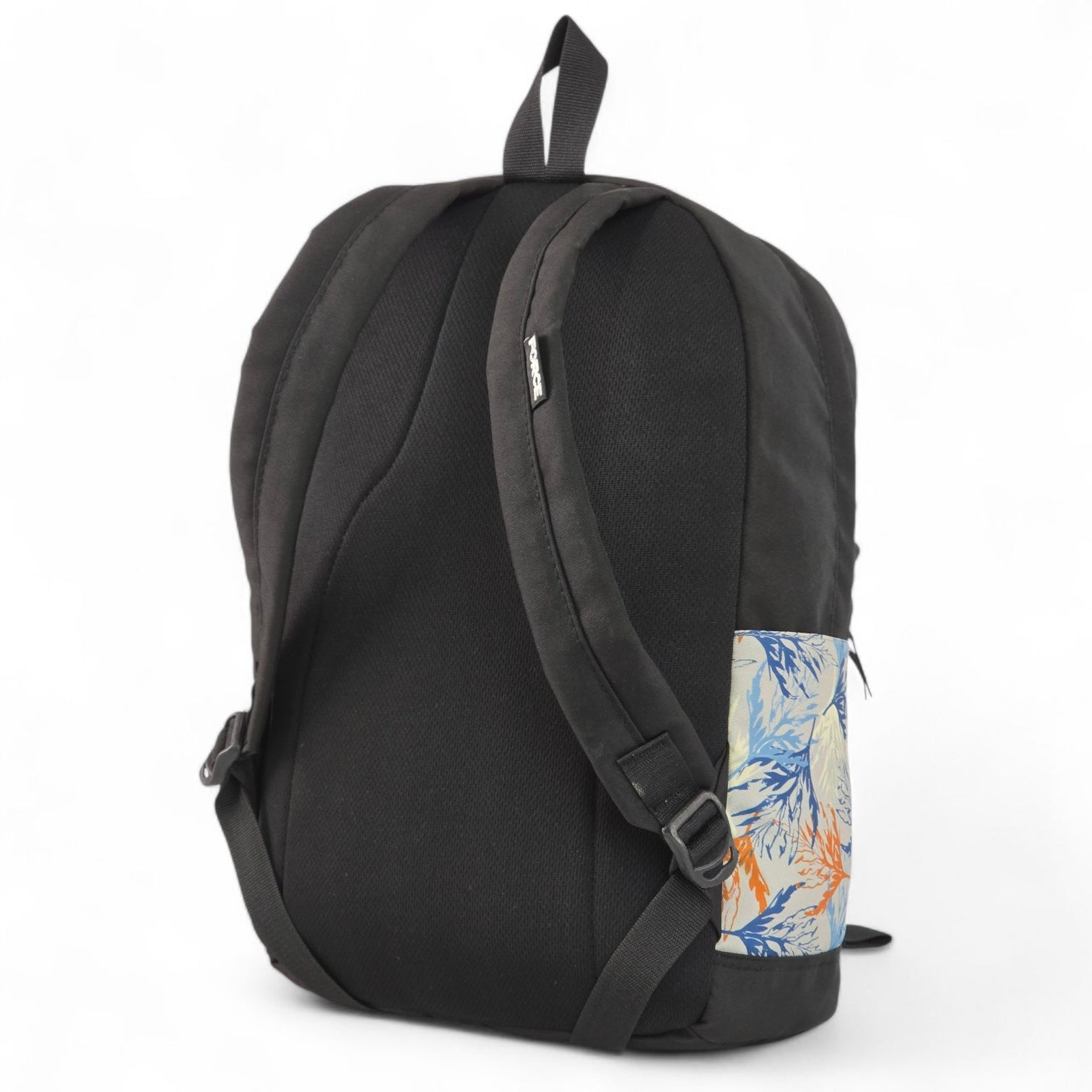 Force laptop backpack  15.6" Black color with Botanical Pattern - FG-27 - tropical leaves