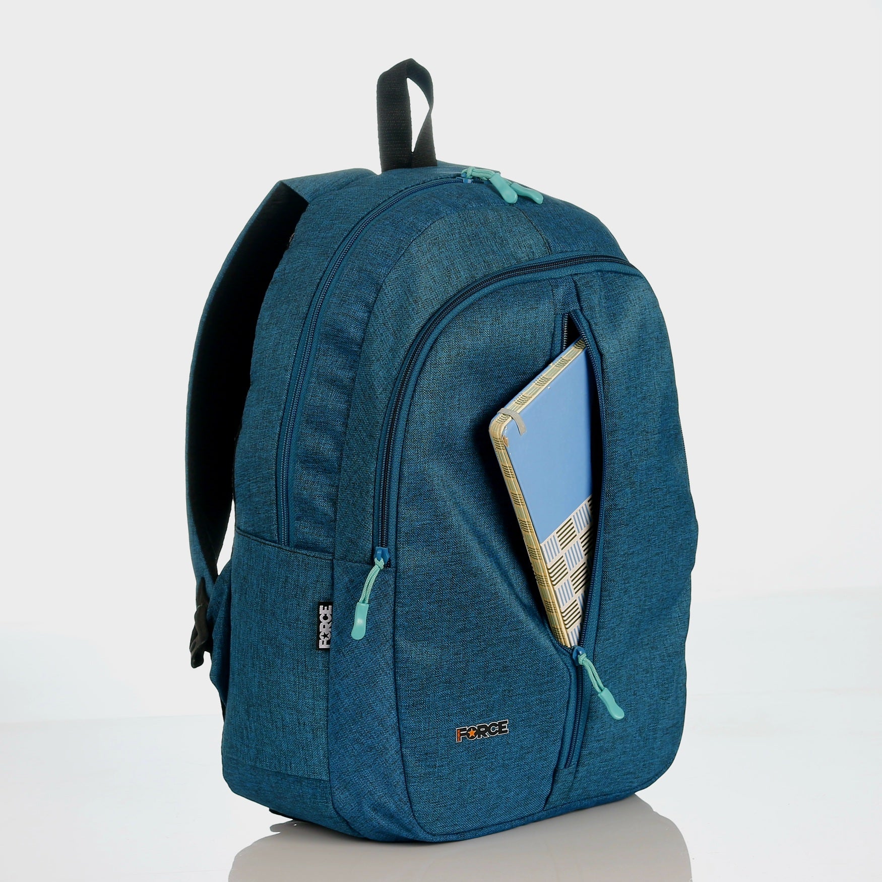 Force Daily Backpack Linen Teal Blue - FDB2025