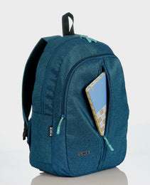 Force Daily Backpack Linen Teal Blue - FDB2025