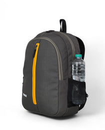 Force Basic Backpack-full waterproof-Dark Gray With yellow zipper FDB-20-19