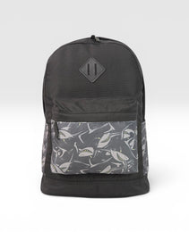 Force 14-inch Laptop Backpack, Black with Gray Shark Pattern - FG-31