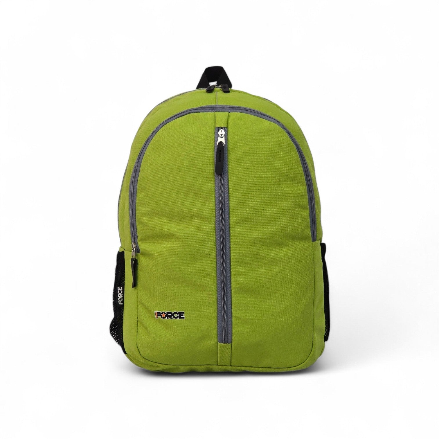 Force Basic Backpack - Fully Waterproof - Olive Green - with Gray Front Zipper FDB-20-48