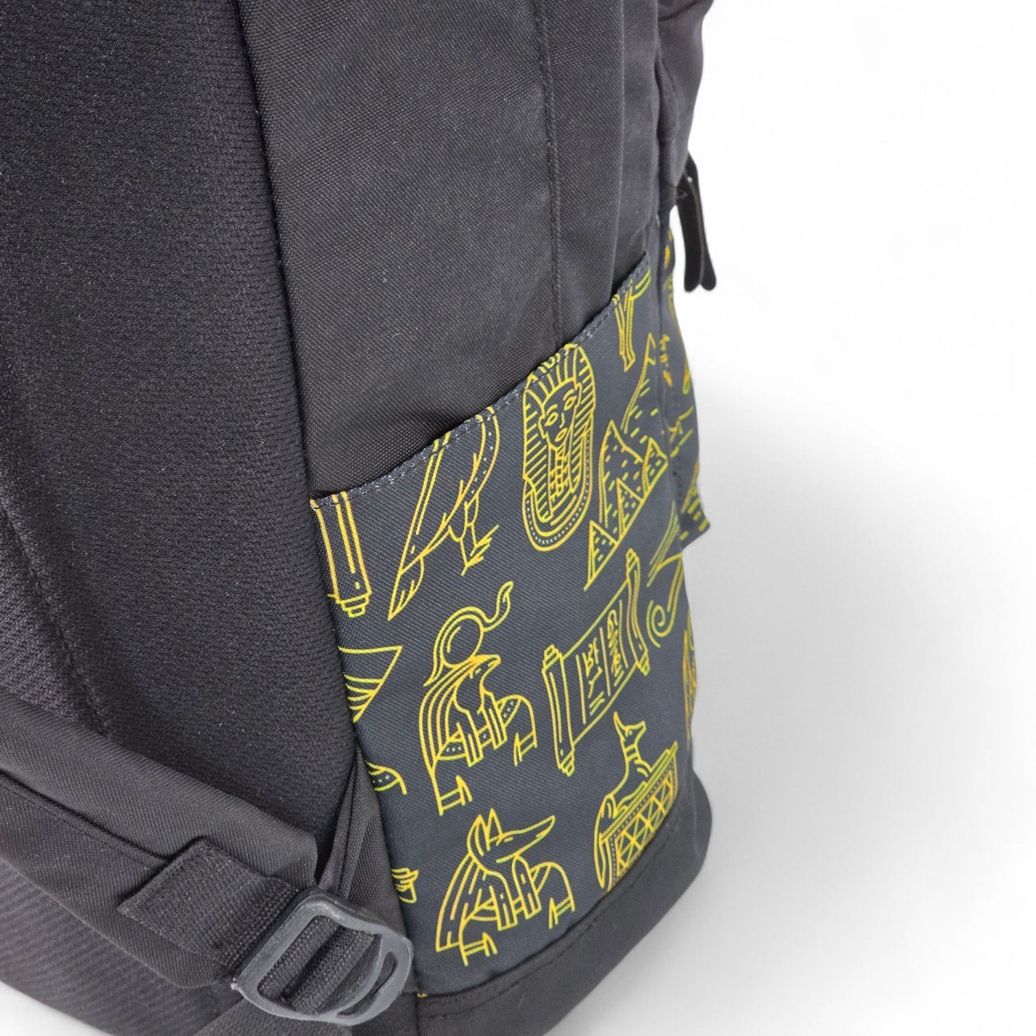 Force laptop backpack  15.6" Black with Egyptian Heritage Pattern - FG-29 - Pharaoh Vibes
