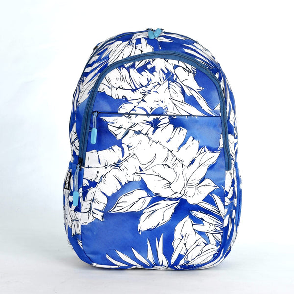 Force Backpack Unisex -floral pattern blue - new edition - FNE031