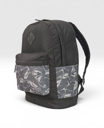 Force 14-inch Laptop Backpack, Black with Gray Shark Pattern - FG-31