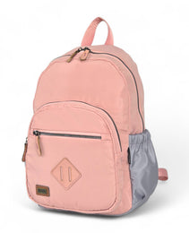 Force Girls Small Waterproof Backpack | Pink-Gray | Size 37 x 24 x 14 cm - Model FMG01