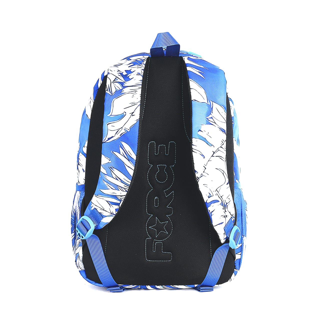 Force Backpack Unisex -floral pattern blue - new edition - FNE031