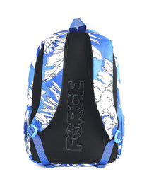 Force Backpack Unisex -floral pattern blue - new edition - FNE031