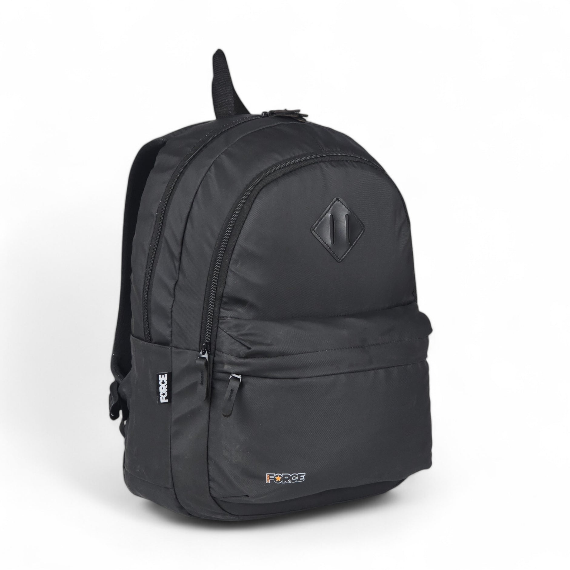 Force soft leather Backpack 14" laptop - Advanced matte BLACK | waterproof | FDB08