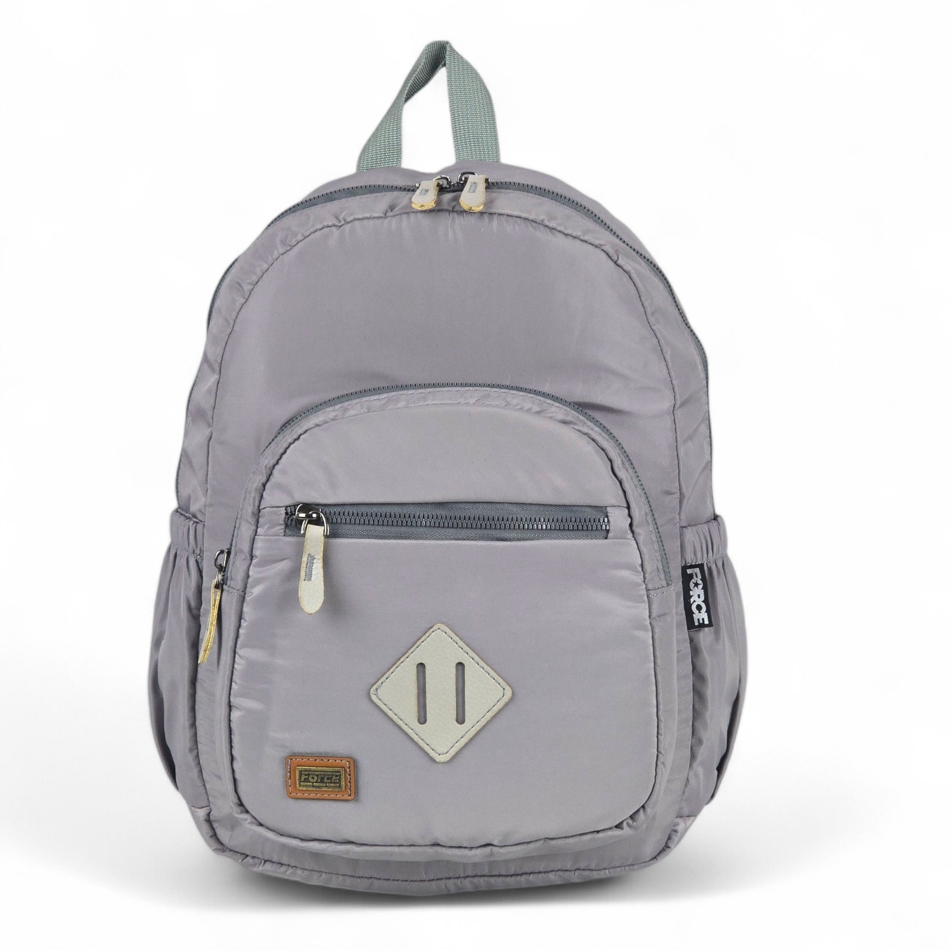 Force Girls Small Waterproof Backpack | Gray | Size 37 x 24 x 14 cm - Model FMG03