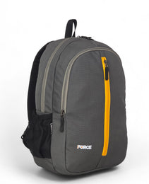Force Basic Backpack-full waterproof-Dark Gray With yellow zipper FDB-20-19