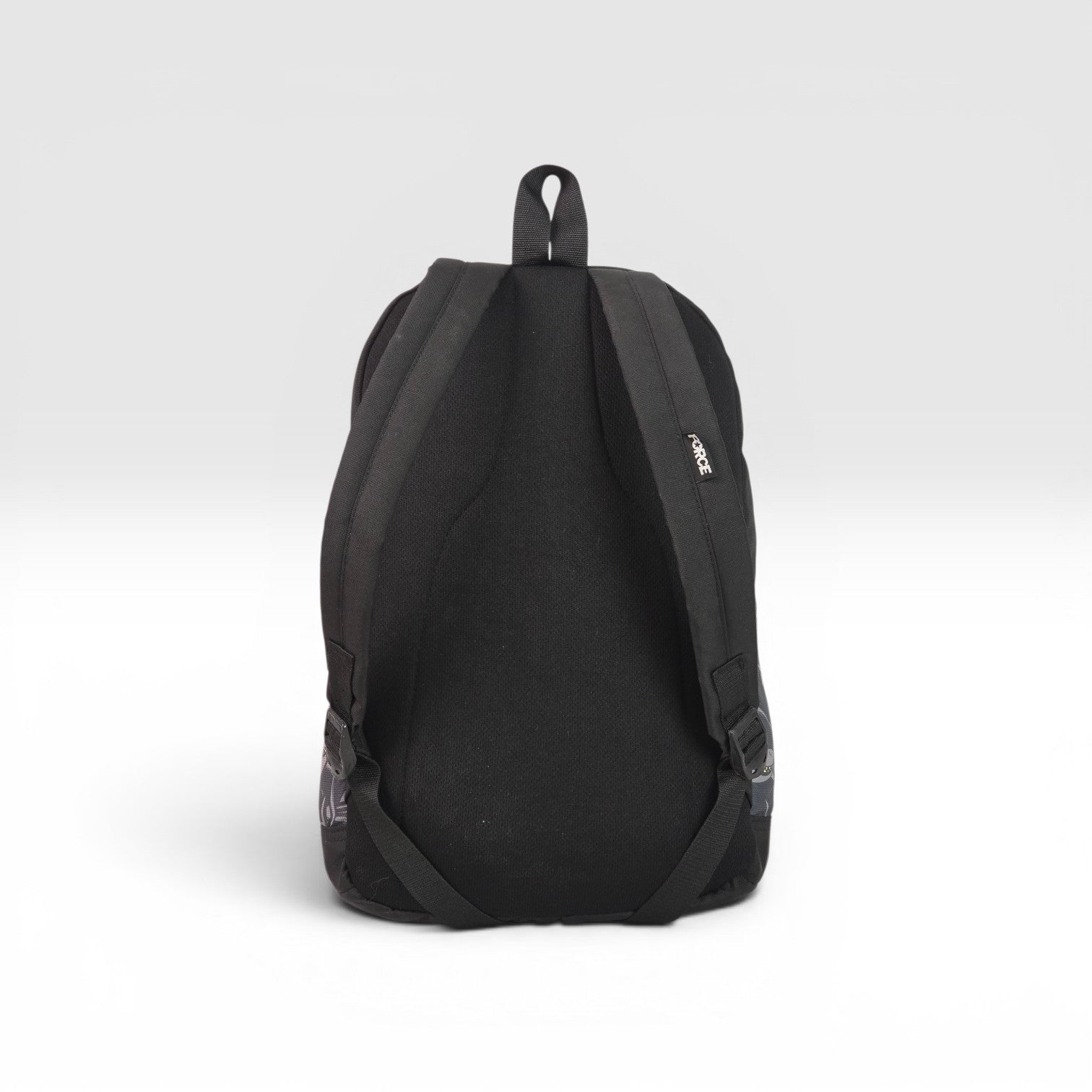 Force 14-inch Laptop Backpack, Black with Gray Shark Pattern - FG-31