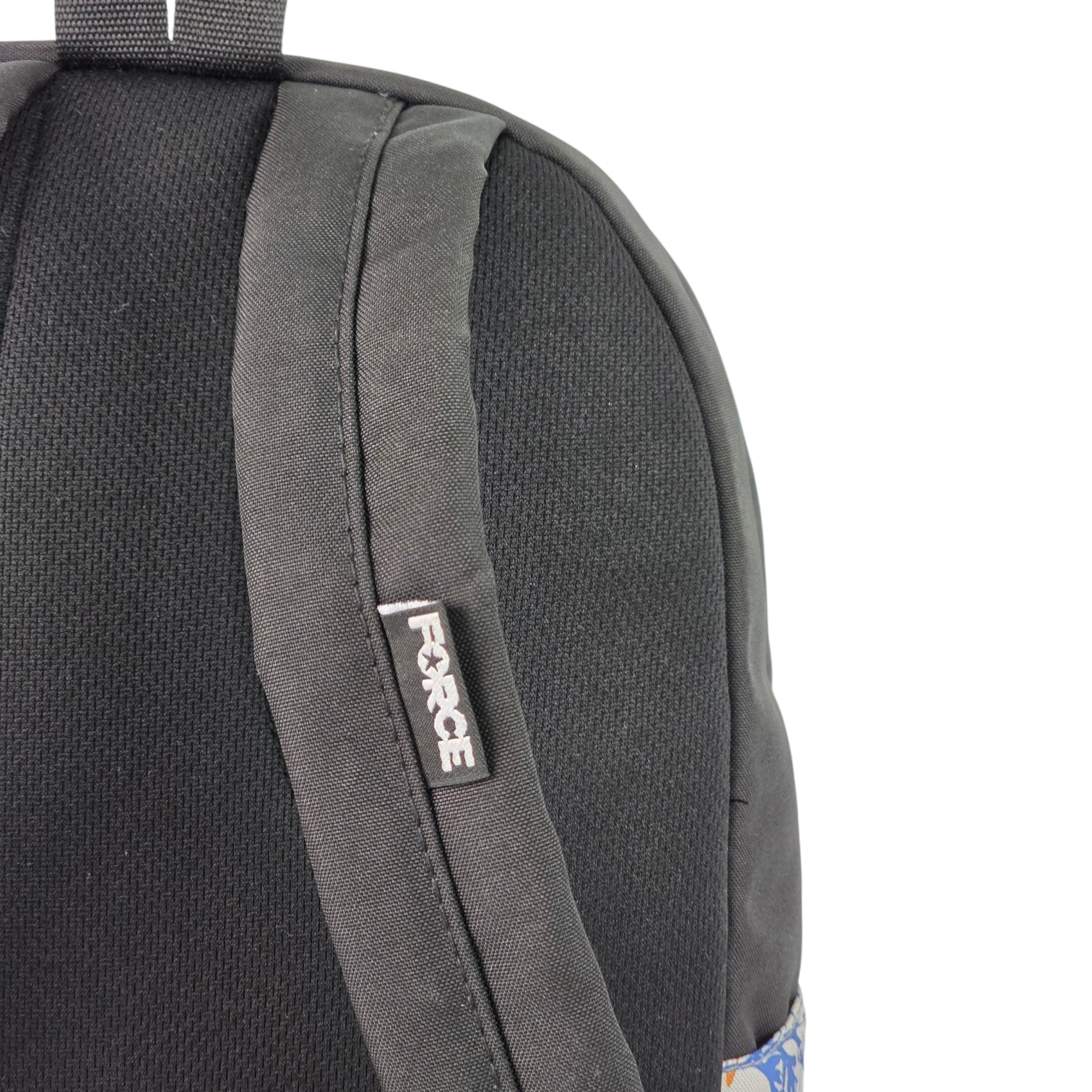 Force laptop backpack  15.6" Black color with Botanical Pattern - FG-27 - tropical leaves