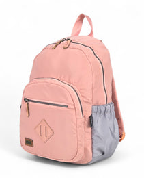 Force Girls Small Waterproof Backpack | Pink-Gray | Size 37 x 24 x 14 cm - Model FMG01