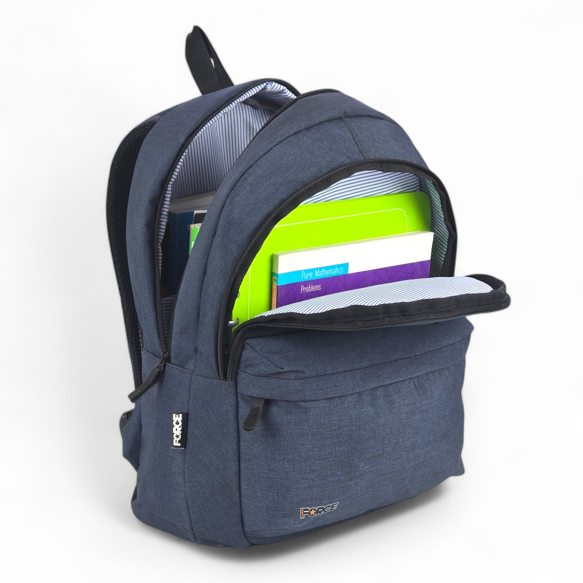 Force Backpack - Advanced Basic - Navy Linen | Water resistant | FDB07