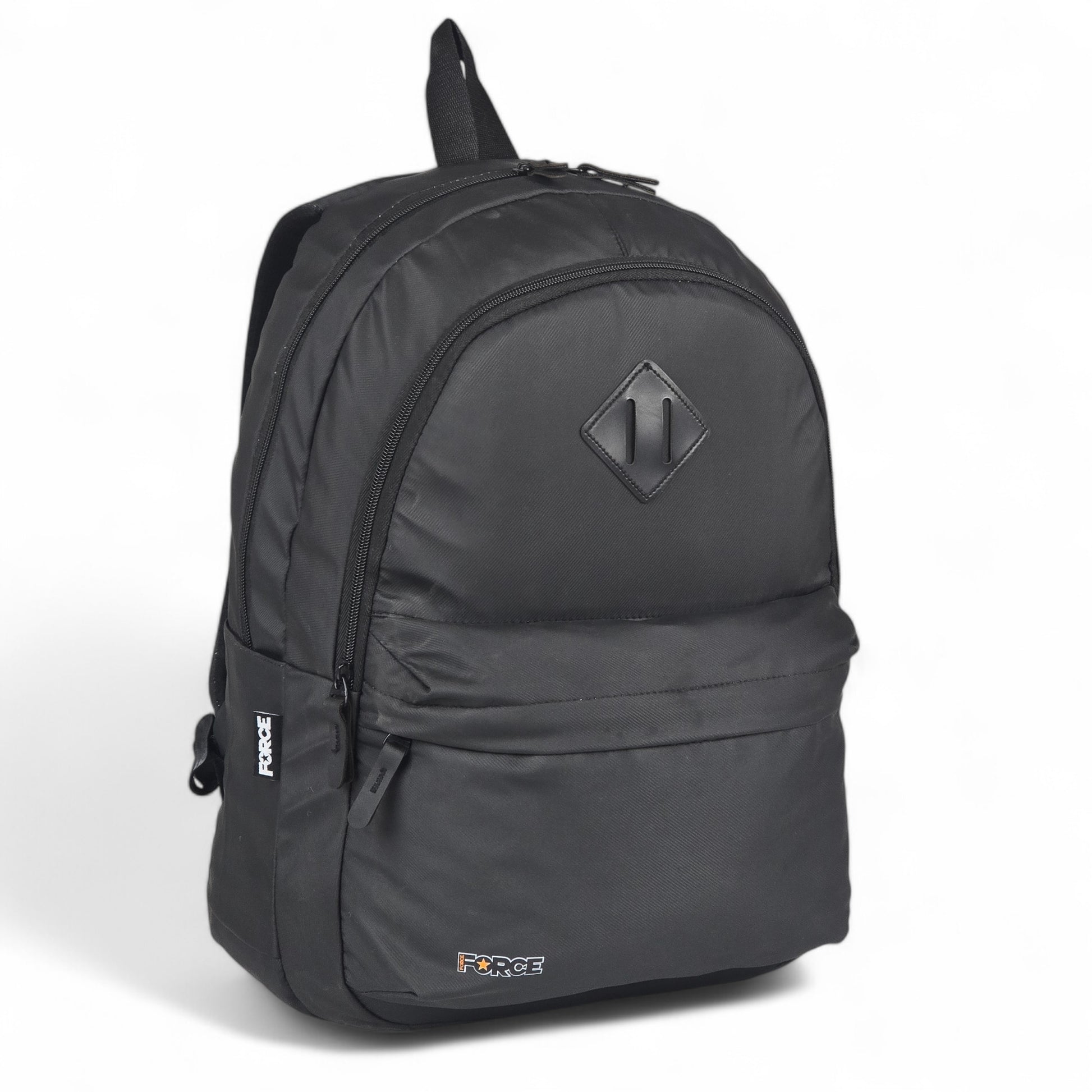 Force soft leather Backpack 14" laptop - Advanced matte BLACK | waterproof | FDB08