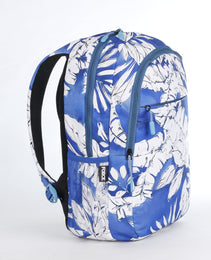 Force Backpack Unisex -floral pattern blue - new edition - FNE031