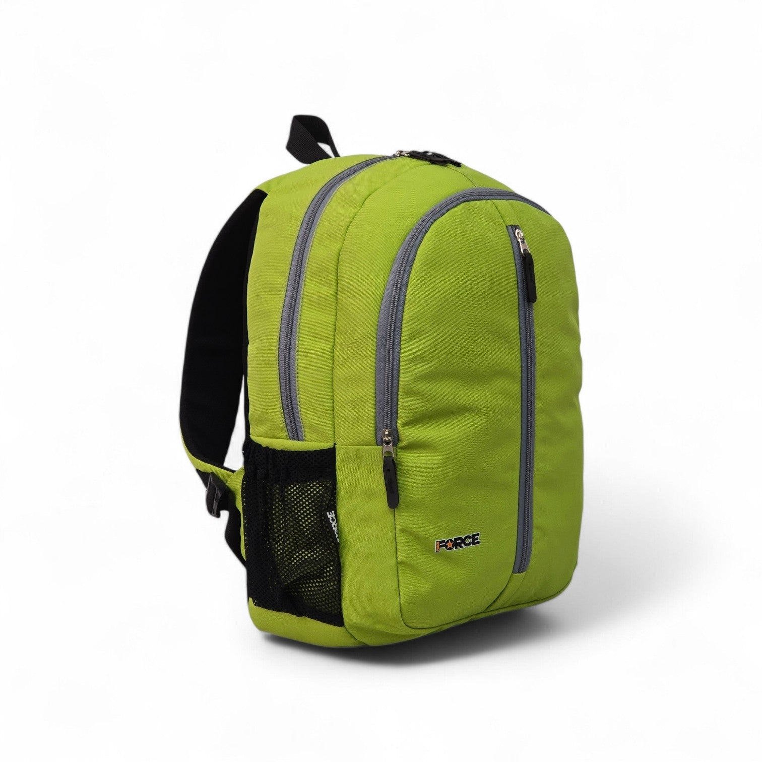 Force Basic Backpack - Fully Waterproof - Olive Green - with Gray Front Zipper FDB-20-48