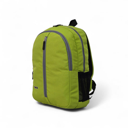 Force Basic Backpack - Fully Waterproof - Olive Green - with Gray Front Zipper FDB-20-48