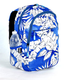 Force Backpack Unisex -floral pattern blue - new edition - FNE031