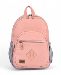 Force Girls Small Waterproof Backpack | Pink-Gray | Size 37 x 24 x 14 cm - Model FMG01