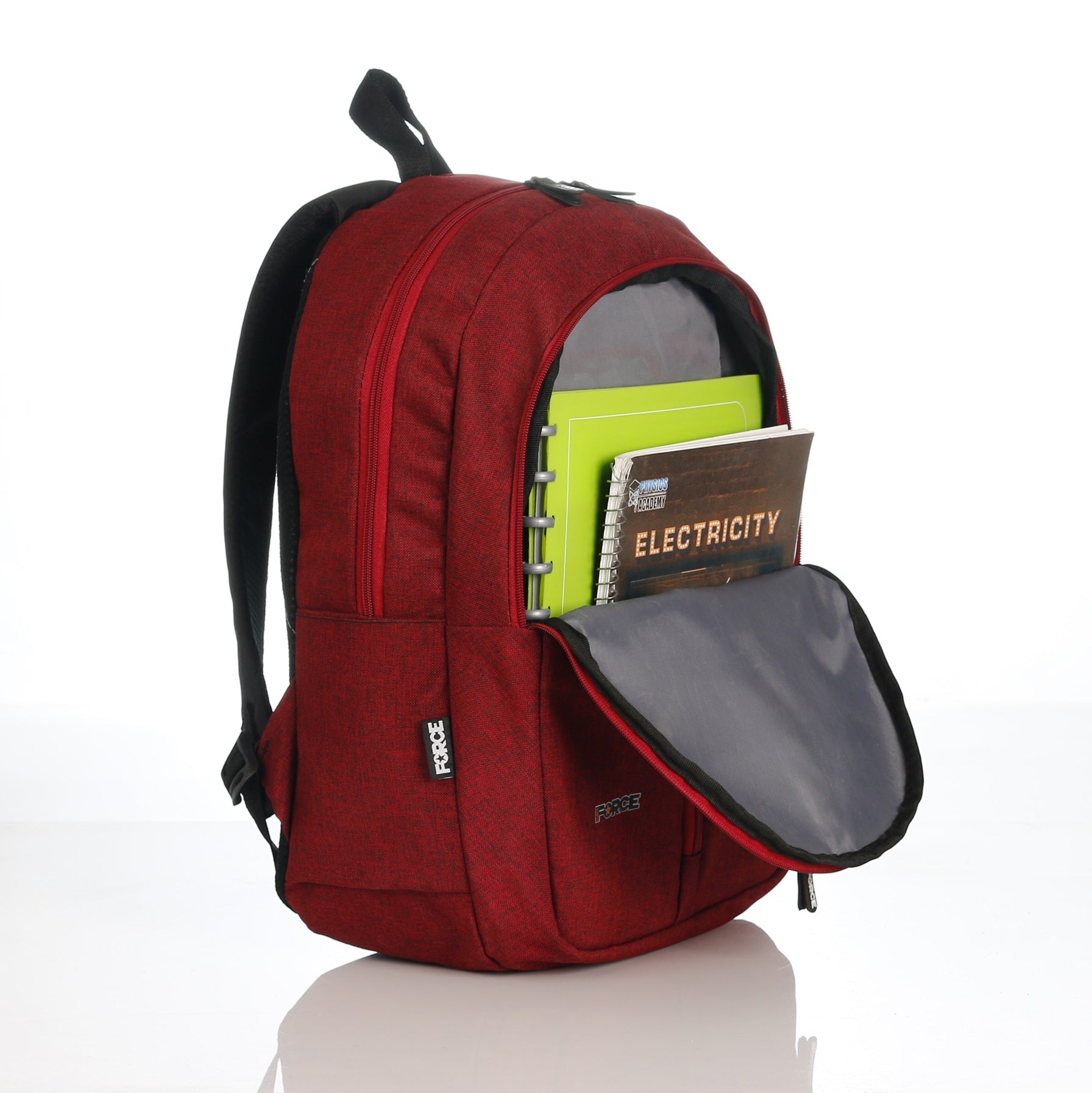 Force Daily Backpack Linen Burgundy - FDB2024