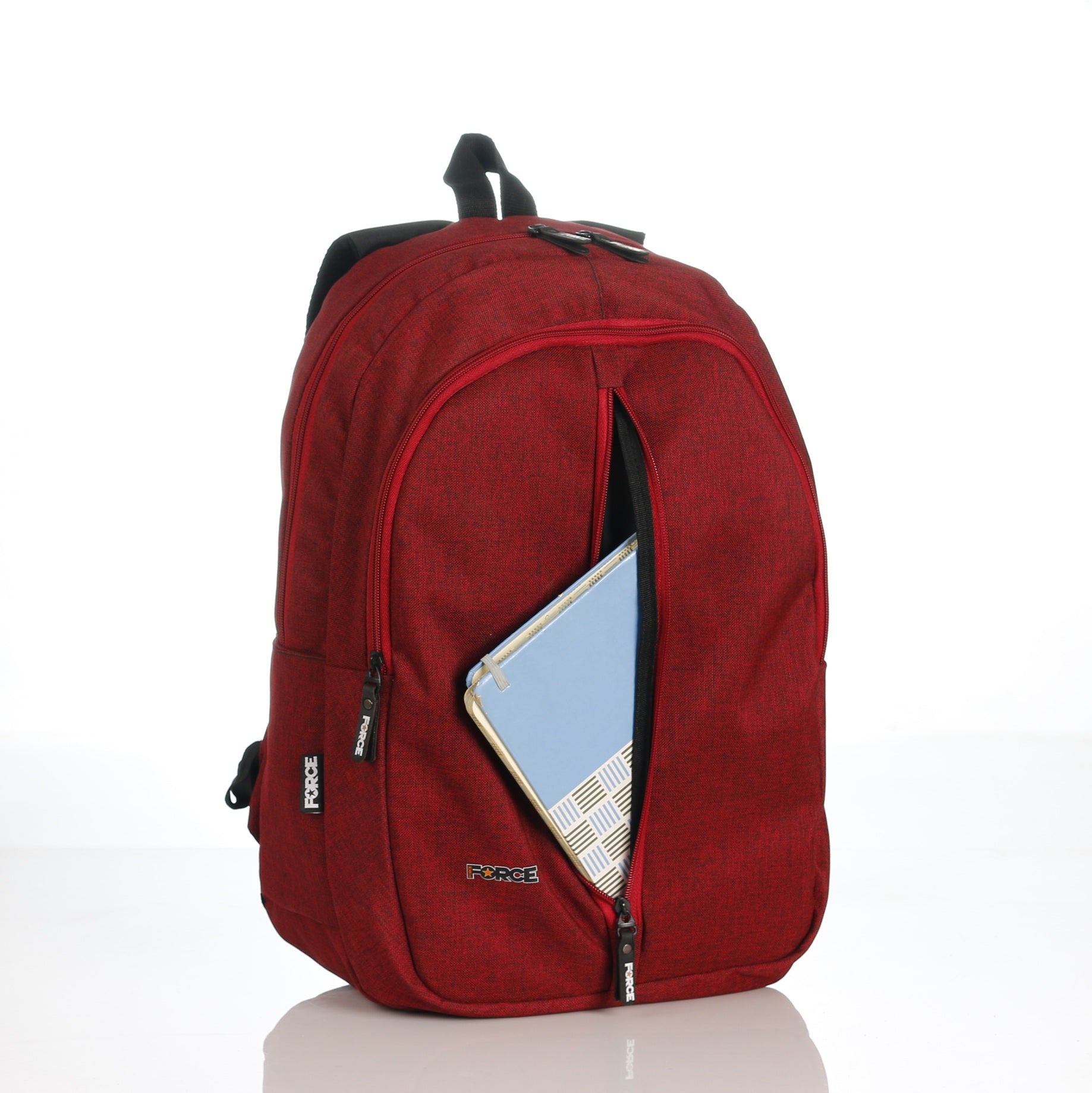 Force Daily Backpack Linen Burgundy - FDB2024