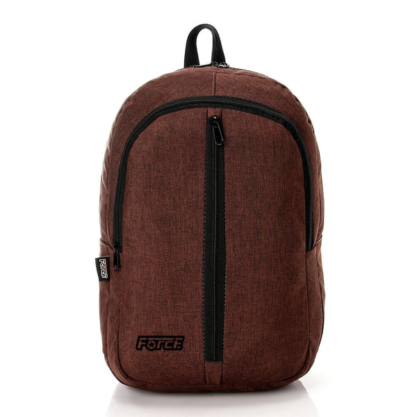 FORCE Basic Backpack-Linen Brown-Basic Backpack--FDB-20-23 - FORCE STORES