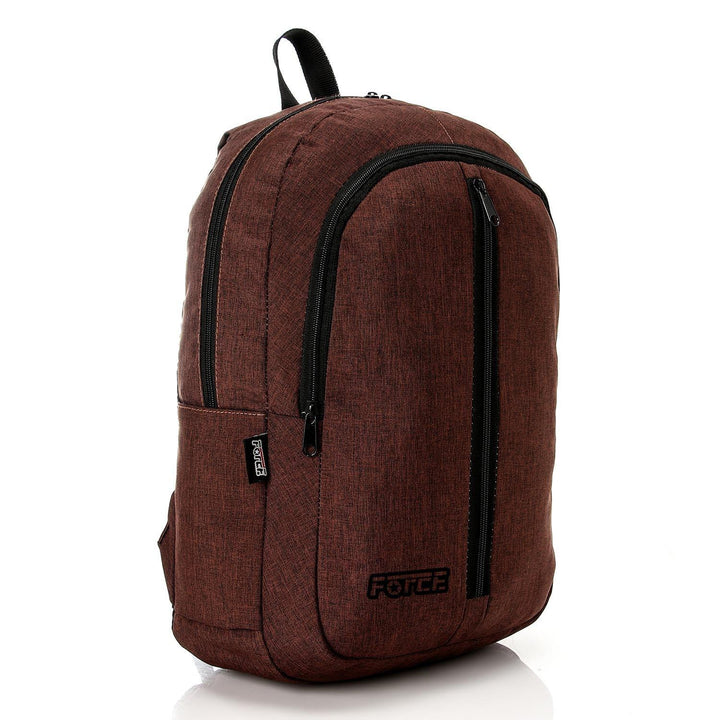 FORCE Basic Backpack-Linen Brown-Basic Backpack--FDB-20-23 - FORCE STORES