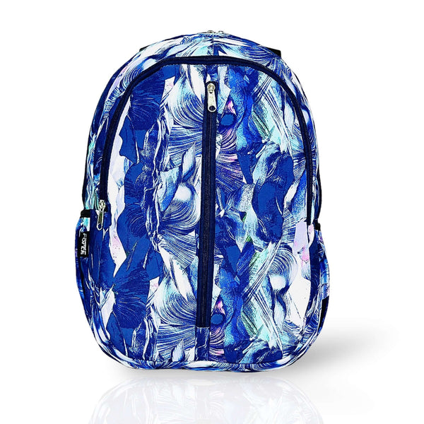 Force Backpack Unisex -blue & white pattern - new edition - FNE-010 - FORCE STORES