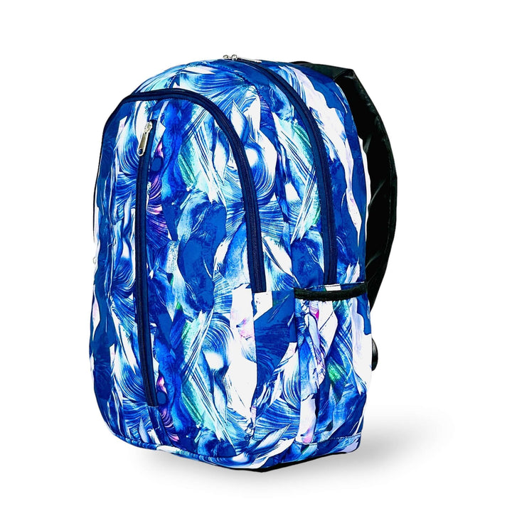 Force Backpack Unisex -blue & white pattern - new edition - FNE-010 - FORCE STORES