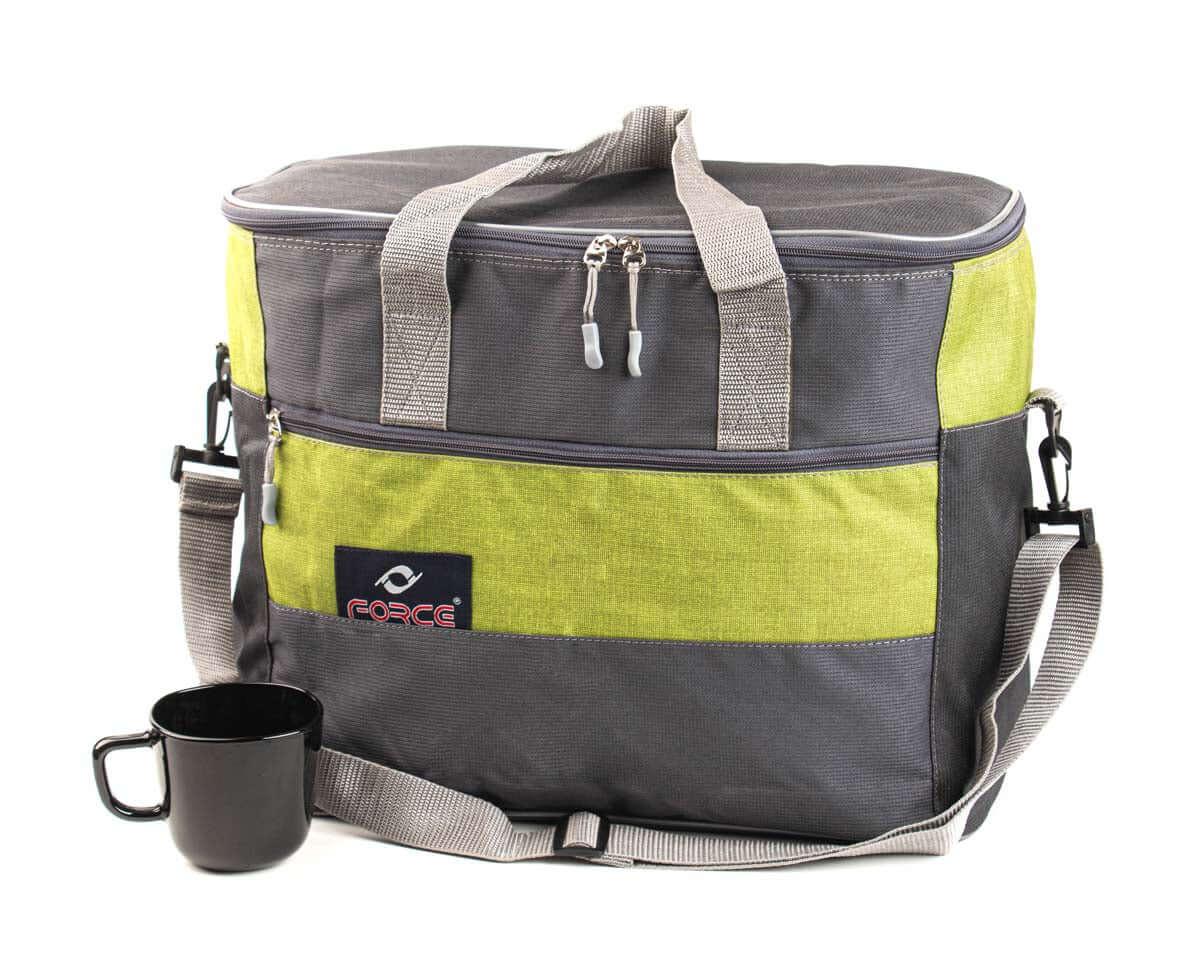 Lunch bag Force - Freezer/food storage- Green/Gray- 25-L- FC-0221 - FORCE STORES