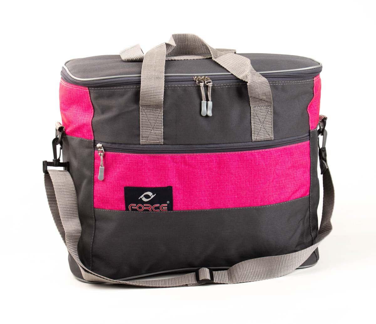 Lunch bag-Freezer/food storage bag-Pink/Gray-25-L- FC-0222 - FORCE STORES